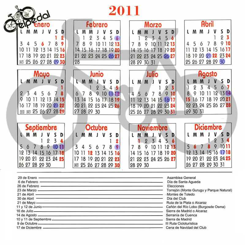 calendario 2011 mexico. 2011 Calendario+2011+para+